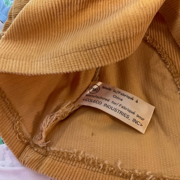 Vintage Cabbage Patch Kid Boys Corduroy Outfit W/ Teddy Bear Appliqué & T Shirt - Picture 7 of 9